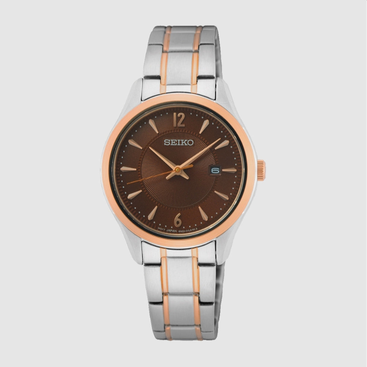 Seiko Women&#39;s SUR476 Two-Tone Stainless Steel Watch