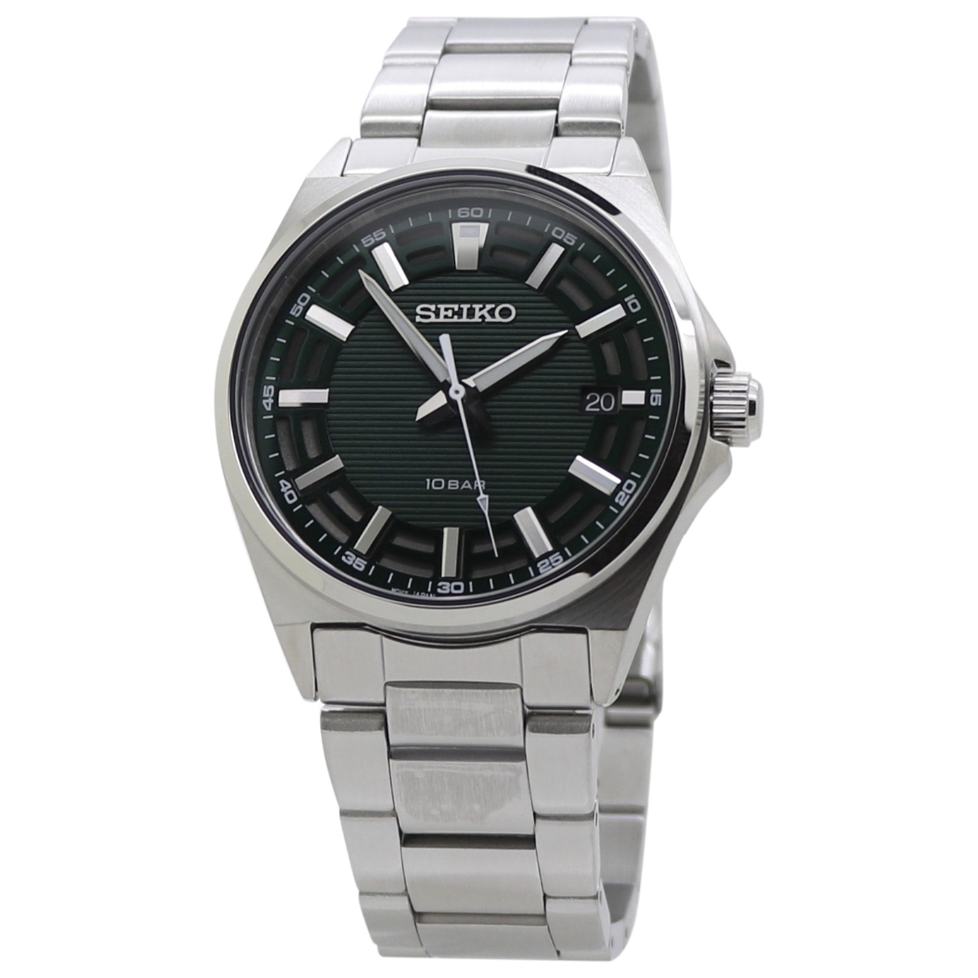 Seiko men's stainless steel watches sale