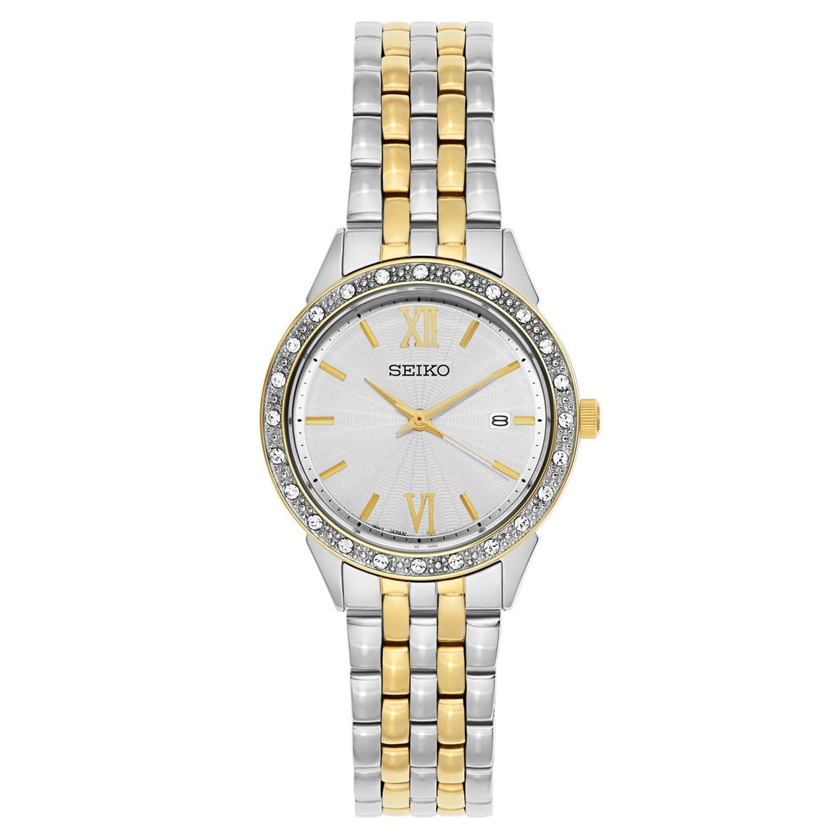 Seiko Women's SUR686 Seiko Quartz Two-Tone Stainless Steel Watch