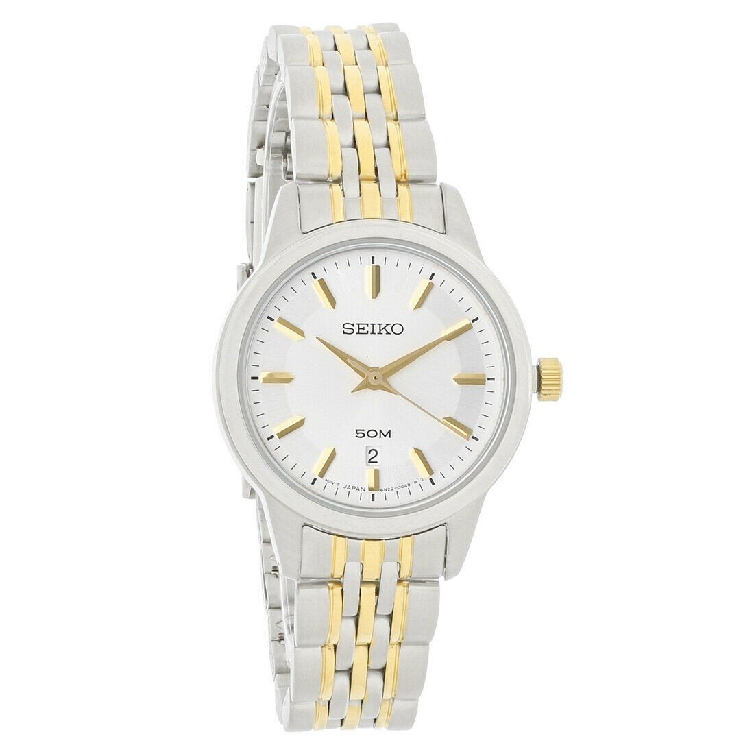 Seiko Women's SUR893 Quartz Two-Tone Stainless Steel Watch