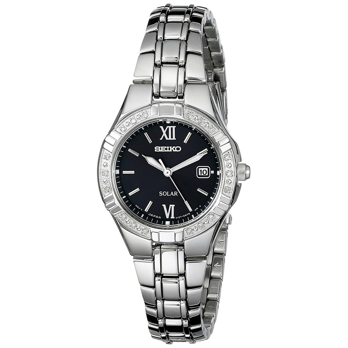 Seiko Women's SUT067 Solar Stainless Steel Watch