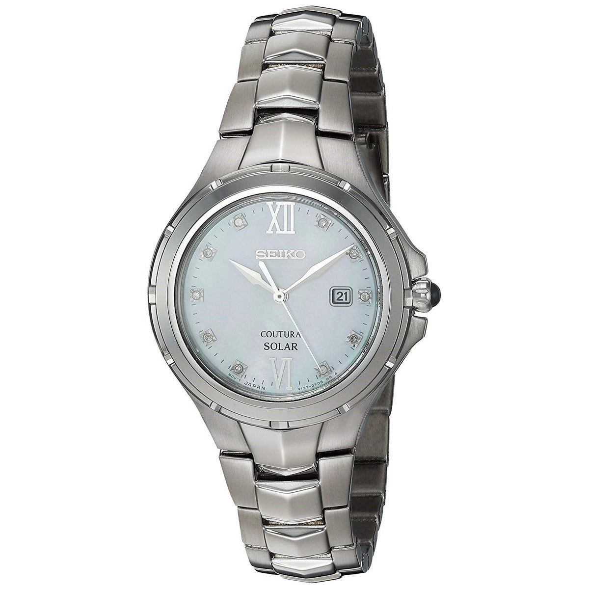 Seiko Women&#39;s SUT307 Coutura Stainless Steel Watch