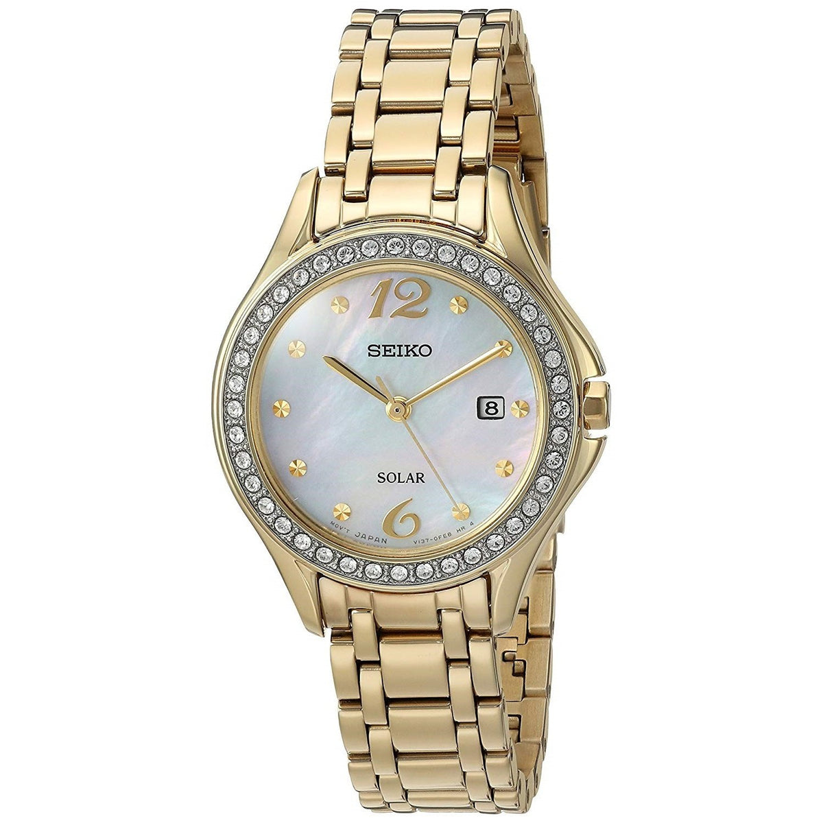 Seiko Women&#39;s SUT314 Core Gold-Tone Stainless Steel Watch