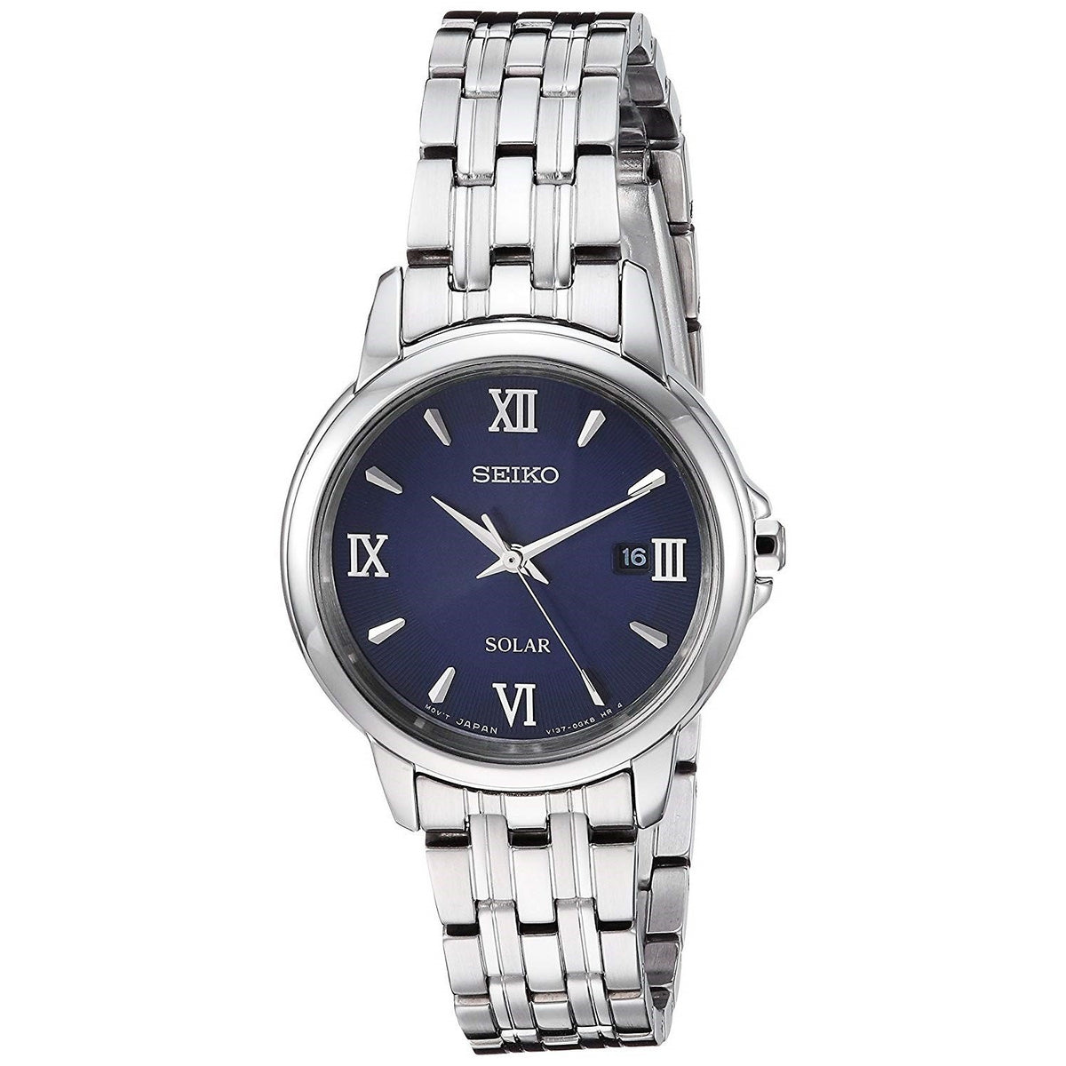Seiko Women's SUT347 Solar Stainless Steel Watch