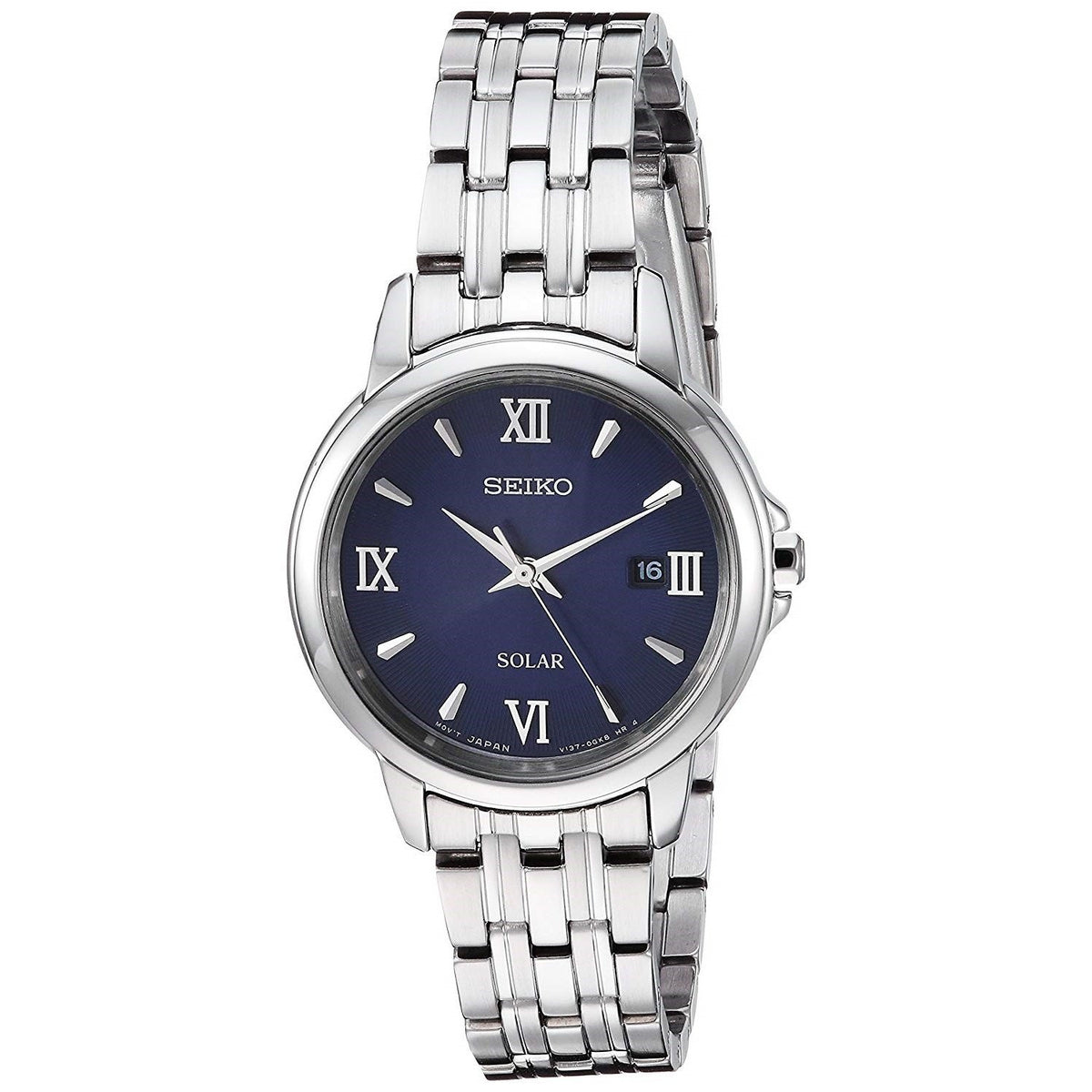 Seiko Women&#39;s SUT347 Solar Stainless Steel Watch