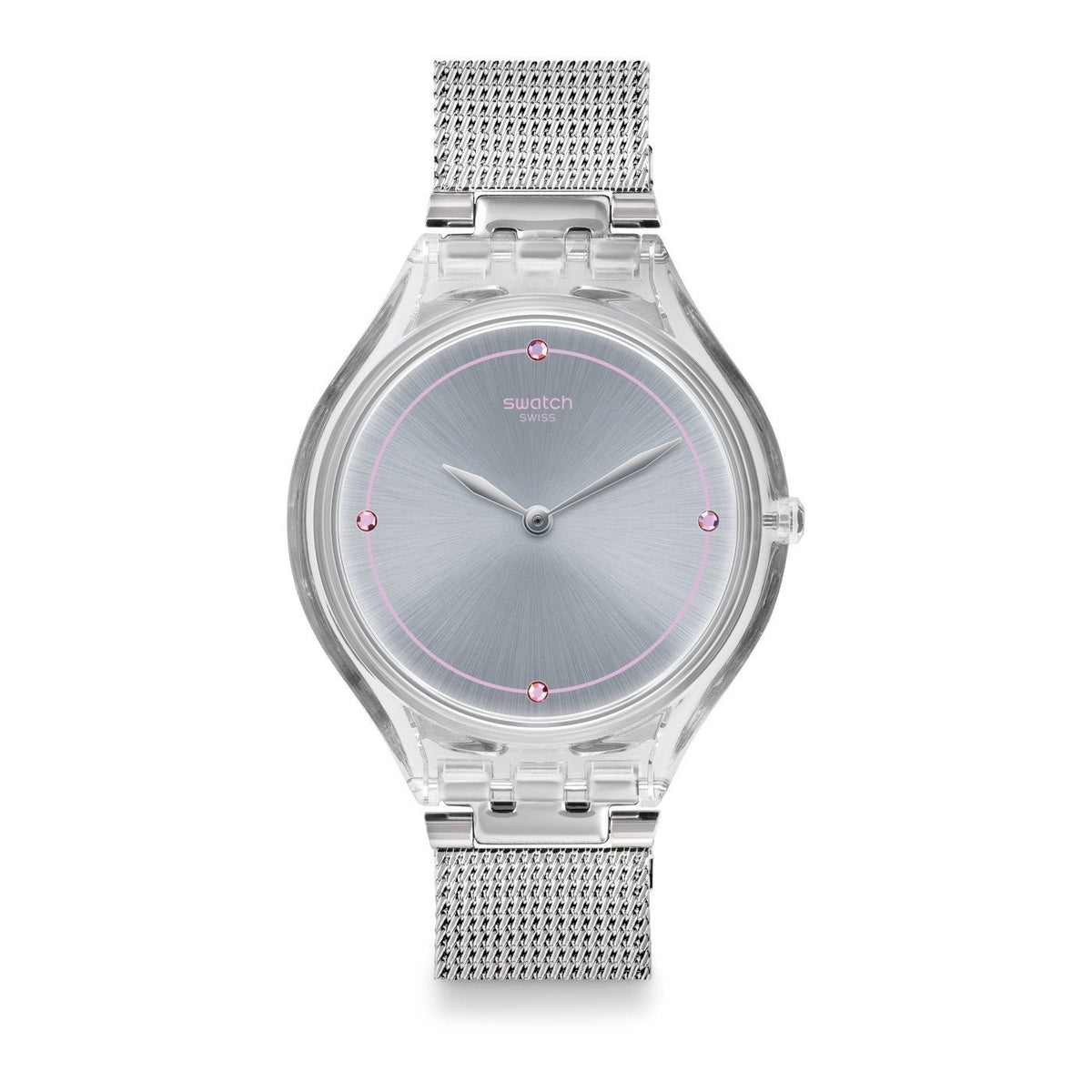 Swatch Women's SVOK105M Skinstones Stainless Steel Watch