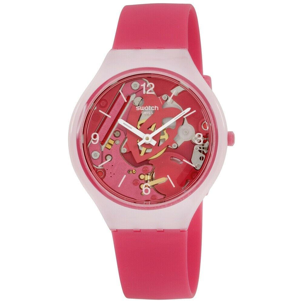 Swatch Women's SVOP100 Skin Pink Silicone Watch