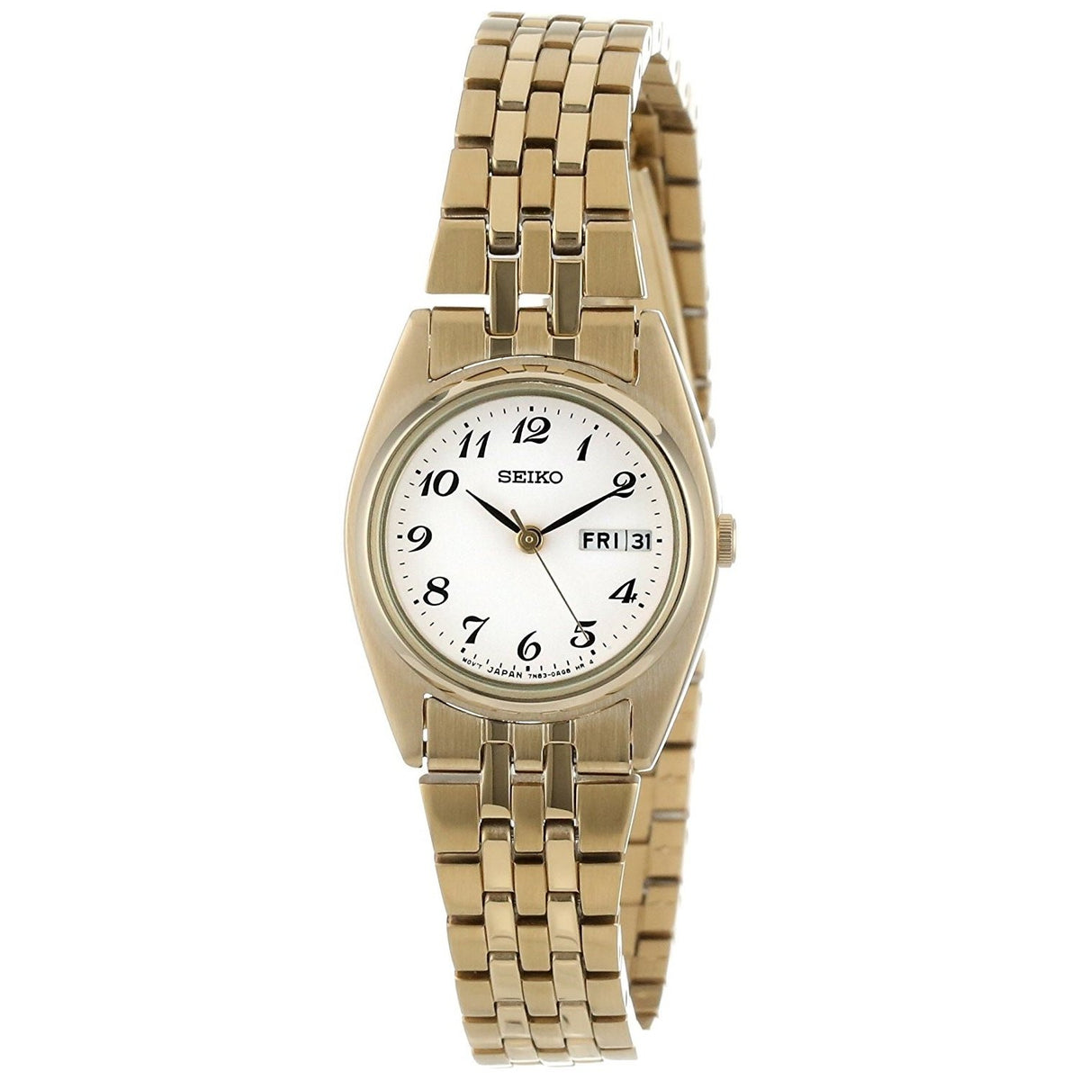 Seiko Women&#39;s SXA126 Gold-Tone Stainless Steel Watch