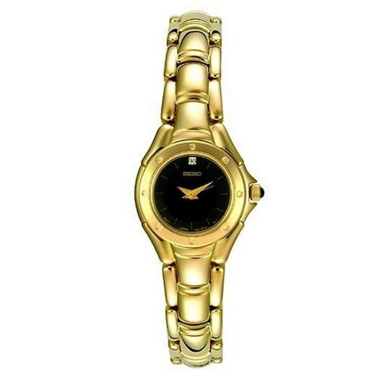 Seiko Women&#39;s SXGL46 Gold-Tone Stainless Steel Watch