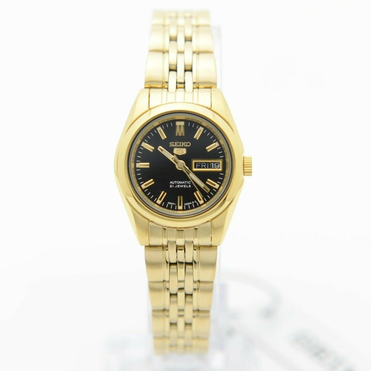 Seiko Women&#39;s SYMA40 Series 5 Gold-Tone Stainless Steel Watch