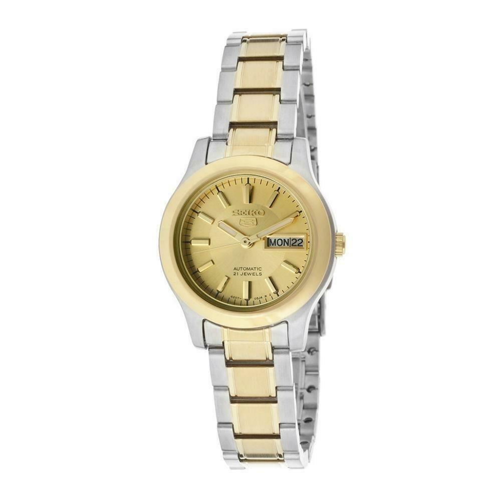 Seiko Women's SYMD92 Series 5 Two-Tone Stainless Steel Watch