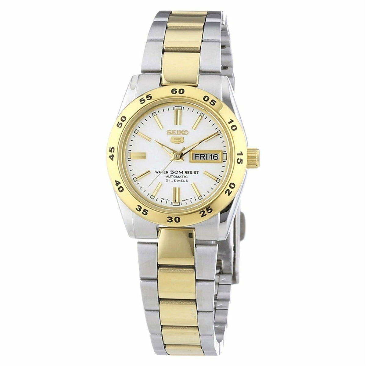 Seiko Women's SYMG42 Seiko 5 Two-Tone Stainless Steel Watch