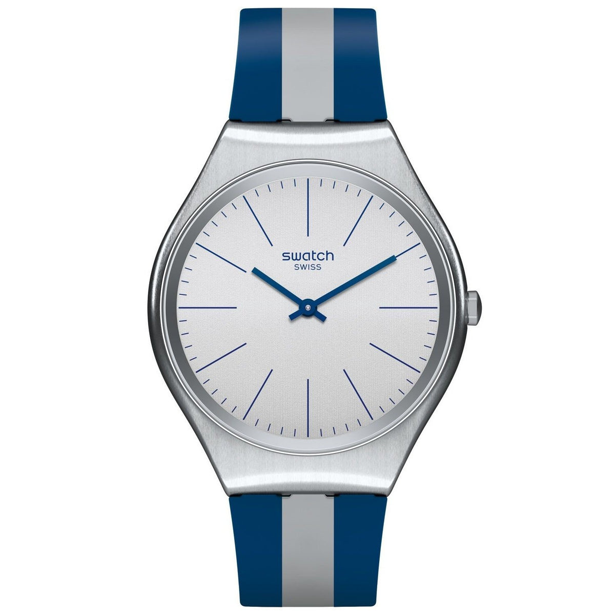 Swatch Men&#39;s SYXS107 Skinspring Two-Tone Silicone Watch