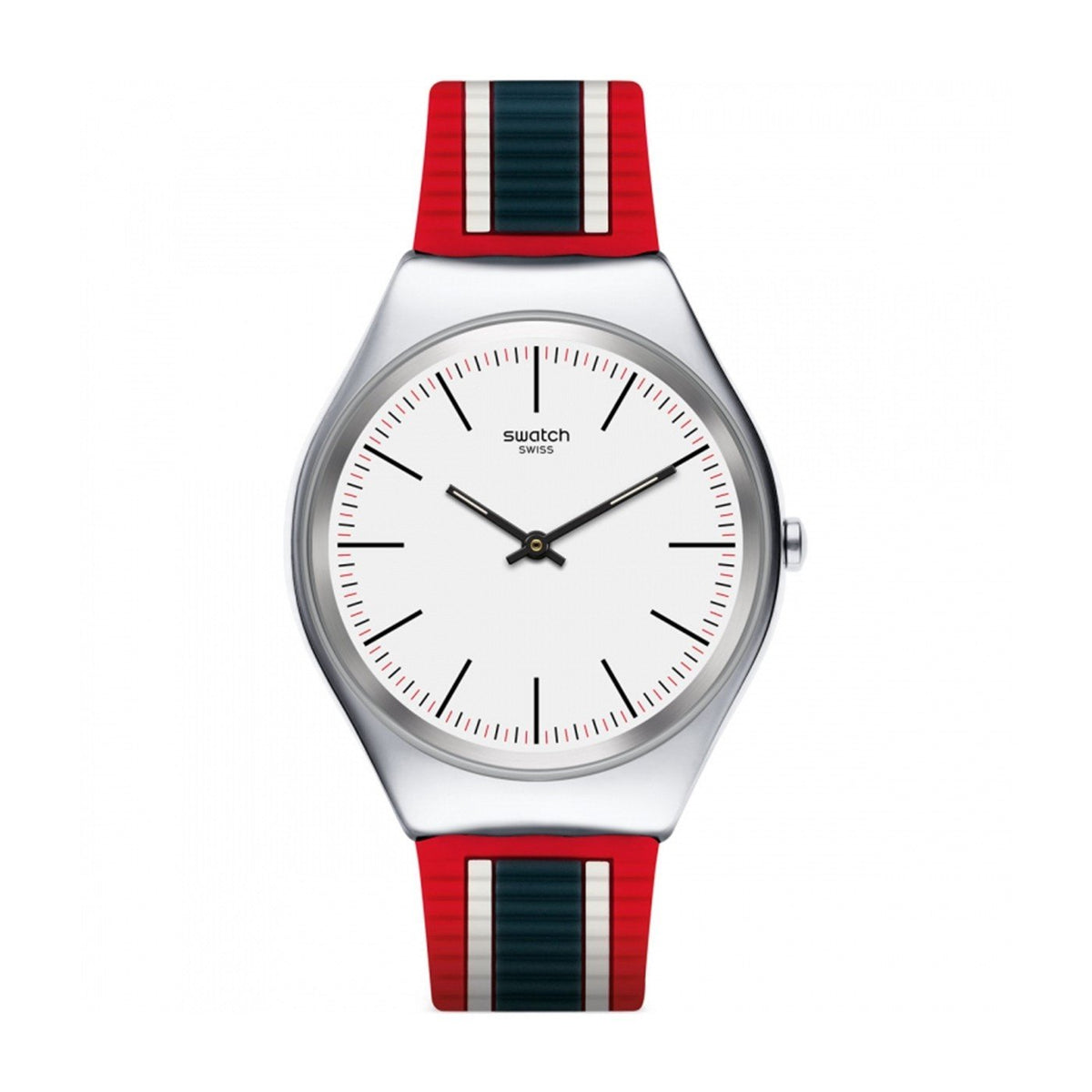 Swatch Men's SYXS114 Skinflag Multi-color Silicone Watch