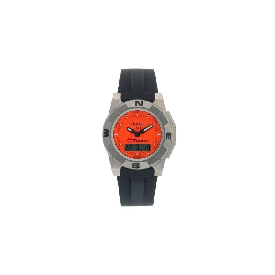 Tissot Men&#39;s T0015204728100 T-Touch Treck Black Rubber Watch