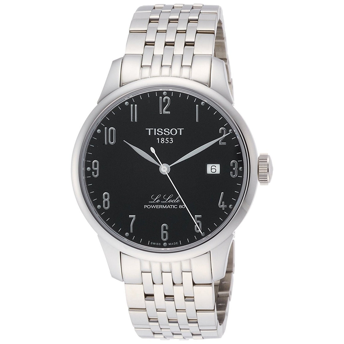 Tissot Men&#39;s T0064071105200 Le Locle Powermatic 80 Automatic Stainless Steel Watch