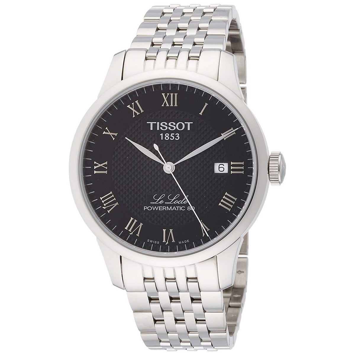 Tissot Men&#39;s T0064071105300 Le Locle Powermatic 80 Automatic Stainless Steel Watch