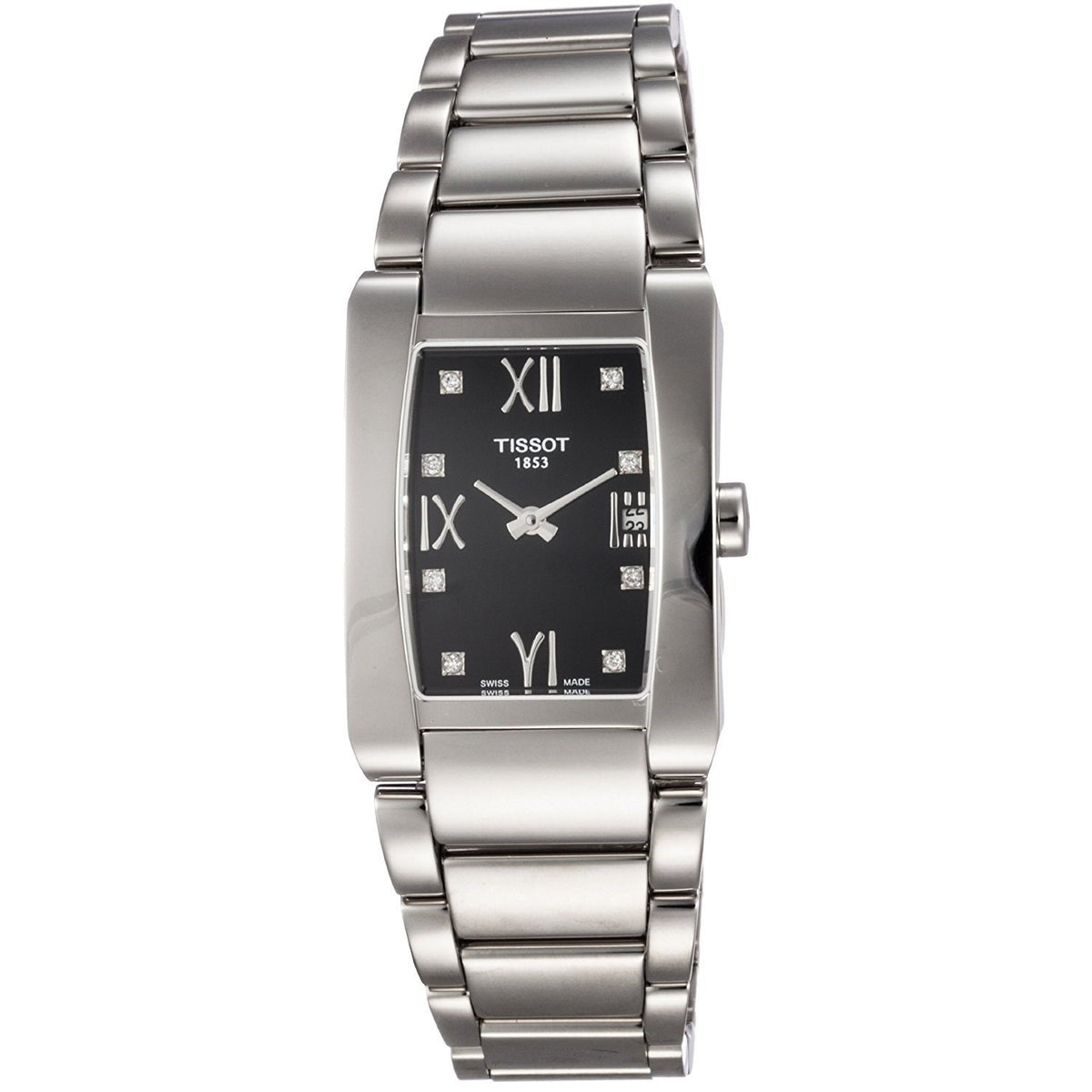 Tissot Women&#39;s T0073091105600 Generosi Diamond Stainless Steel Watch