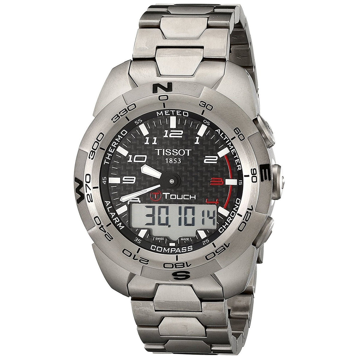 Tissot Men&#39;s T0134204420200 T-Touch Expert Titanium Watch