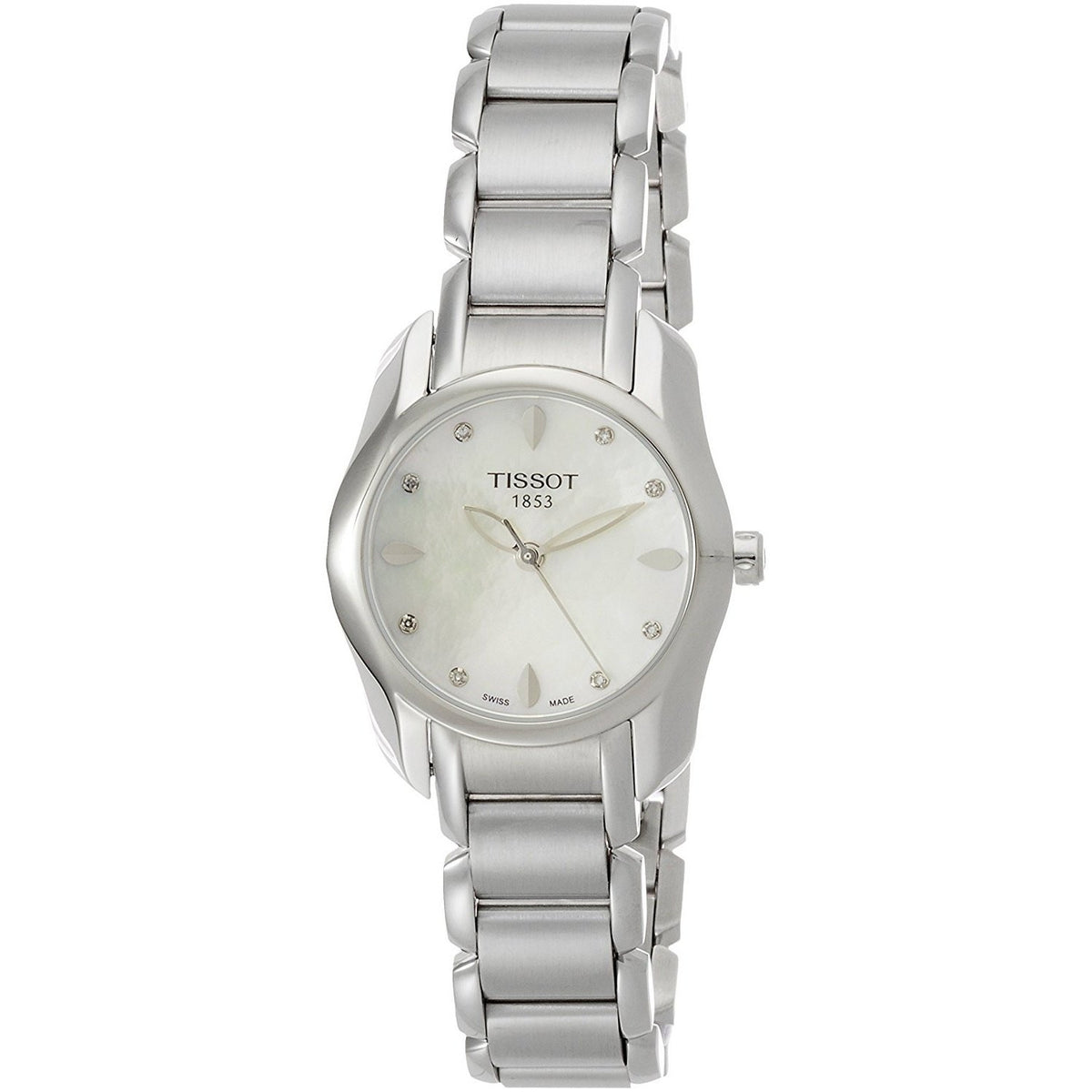Tissot Women&#39;s T0232101111600 T-Wave Diamond Stainless Steel Watch