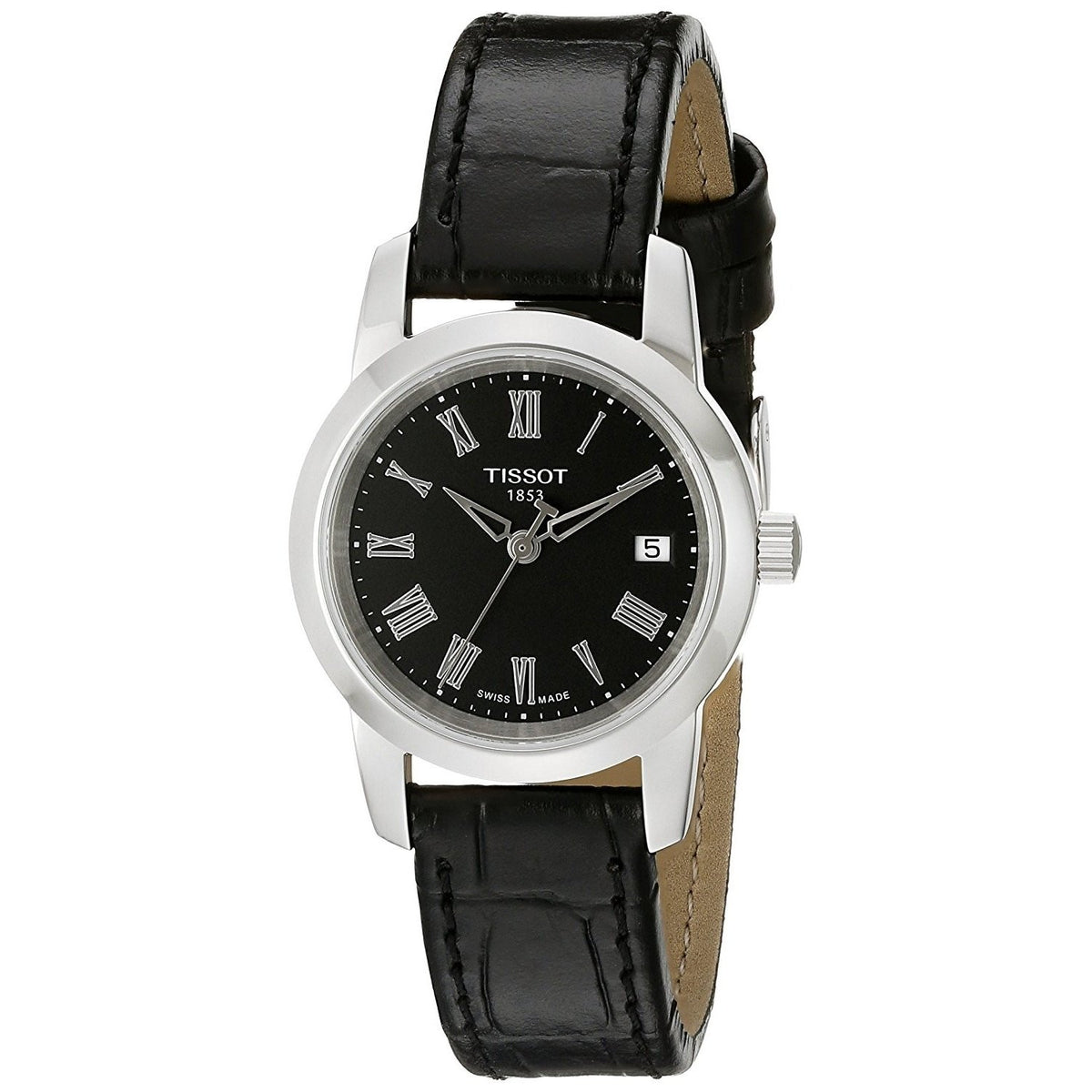 Tissot Women&#39;s T0332101605300 Dream Black Leather Watch