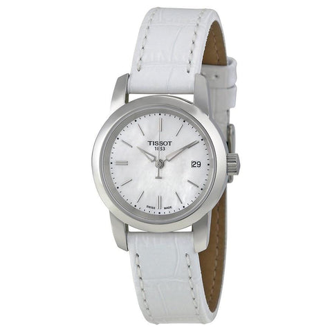 Tissot Women's T0332101611100 T-Classic Dream White Leather Watch