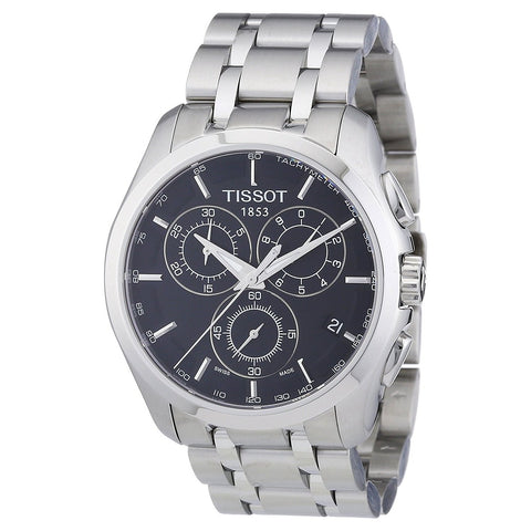 Tissot Men's T0356171105100 Couturier Chronograph Stainless Steel Watch