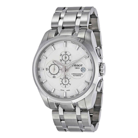 Tissot Men's T0356271103100 Couturier Chronograph Stainless Steel Watch