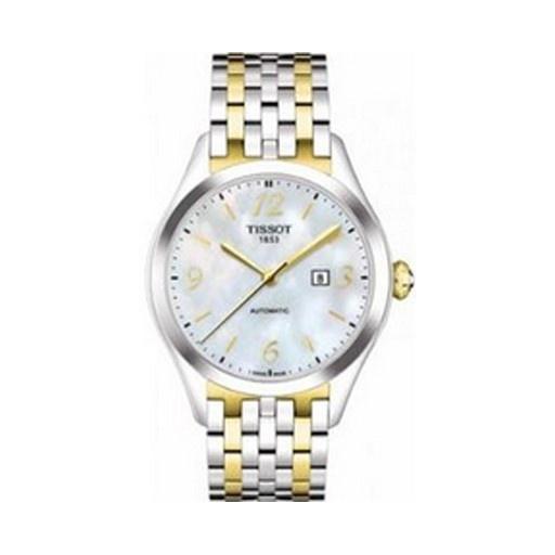 Tissot Women&#39;s T0382072211700 T-Classic Automatic Two-Tone Stainless Steel Watch