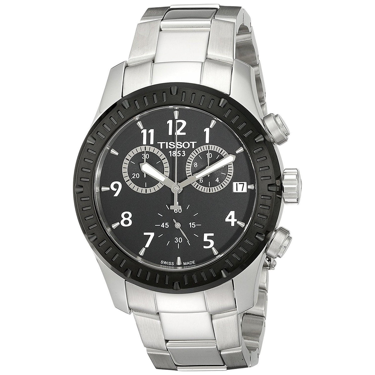 Tissot Men&#39;s T0394172105700 V8 Chronograph Stainless Steel Watch