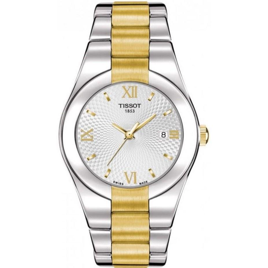Tissot Women&#39;s T0432102203800 T-Trend Glam Two-Tone Stainless Steel Watch