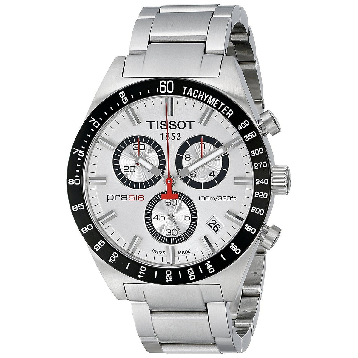 Tissot Men&#39;s T0444172103100 T-Sport PRS 516 Chronograph Stainless Steel Watch