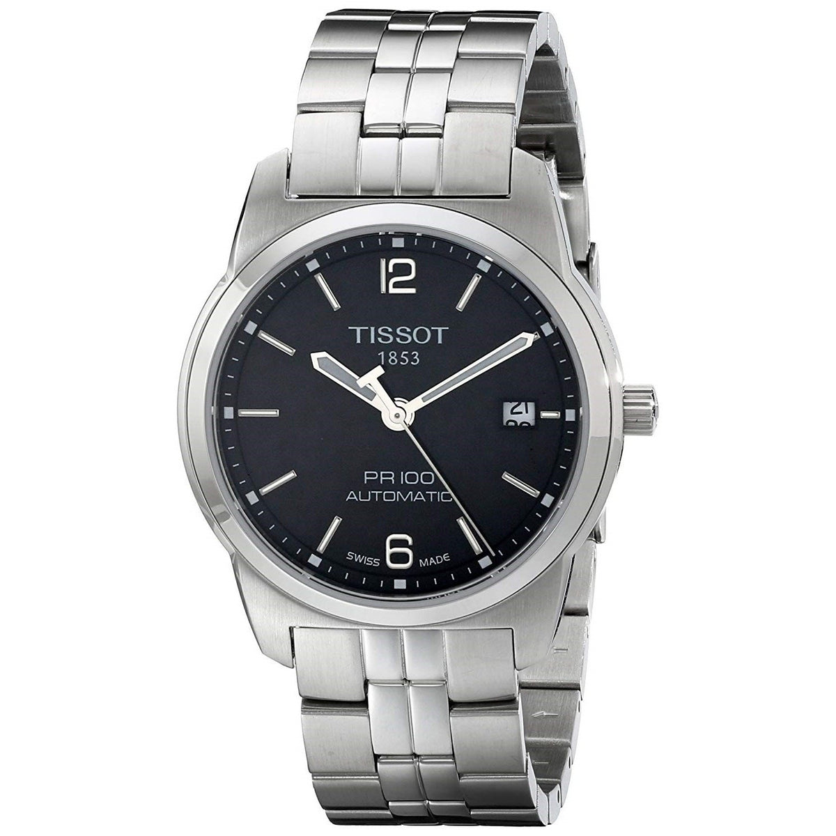 Tissot Men's T0494071105700 PR 100 Automatic Stainless Steel Watch