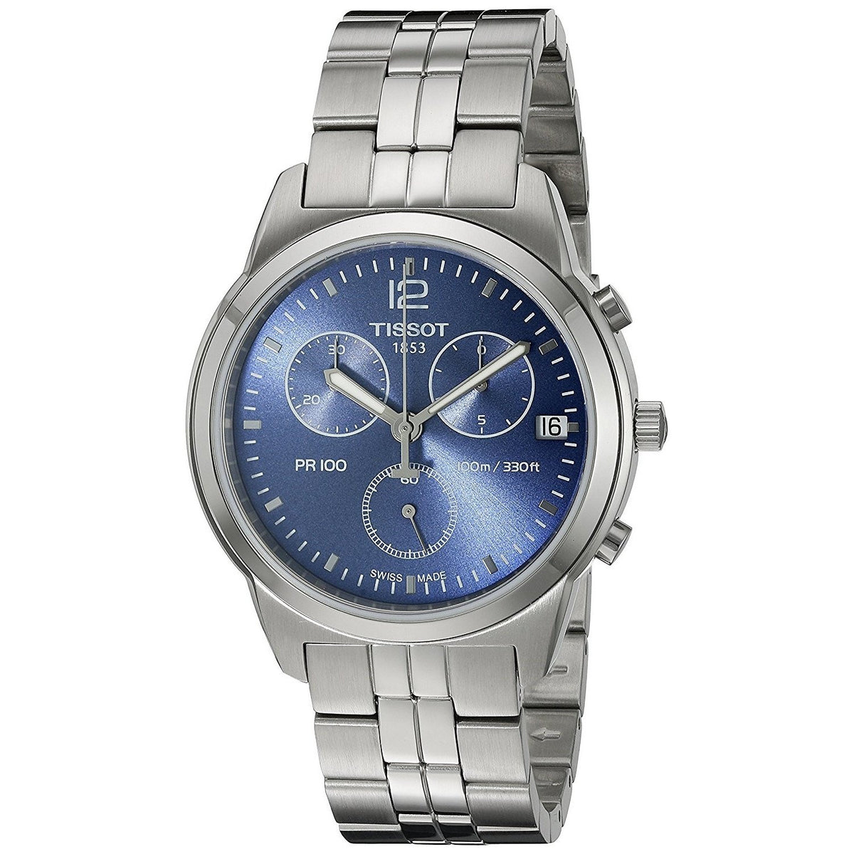 Tissot Men&#39;s T0494171104700 PR 100 Chronograph Stainless Steel Watch