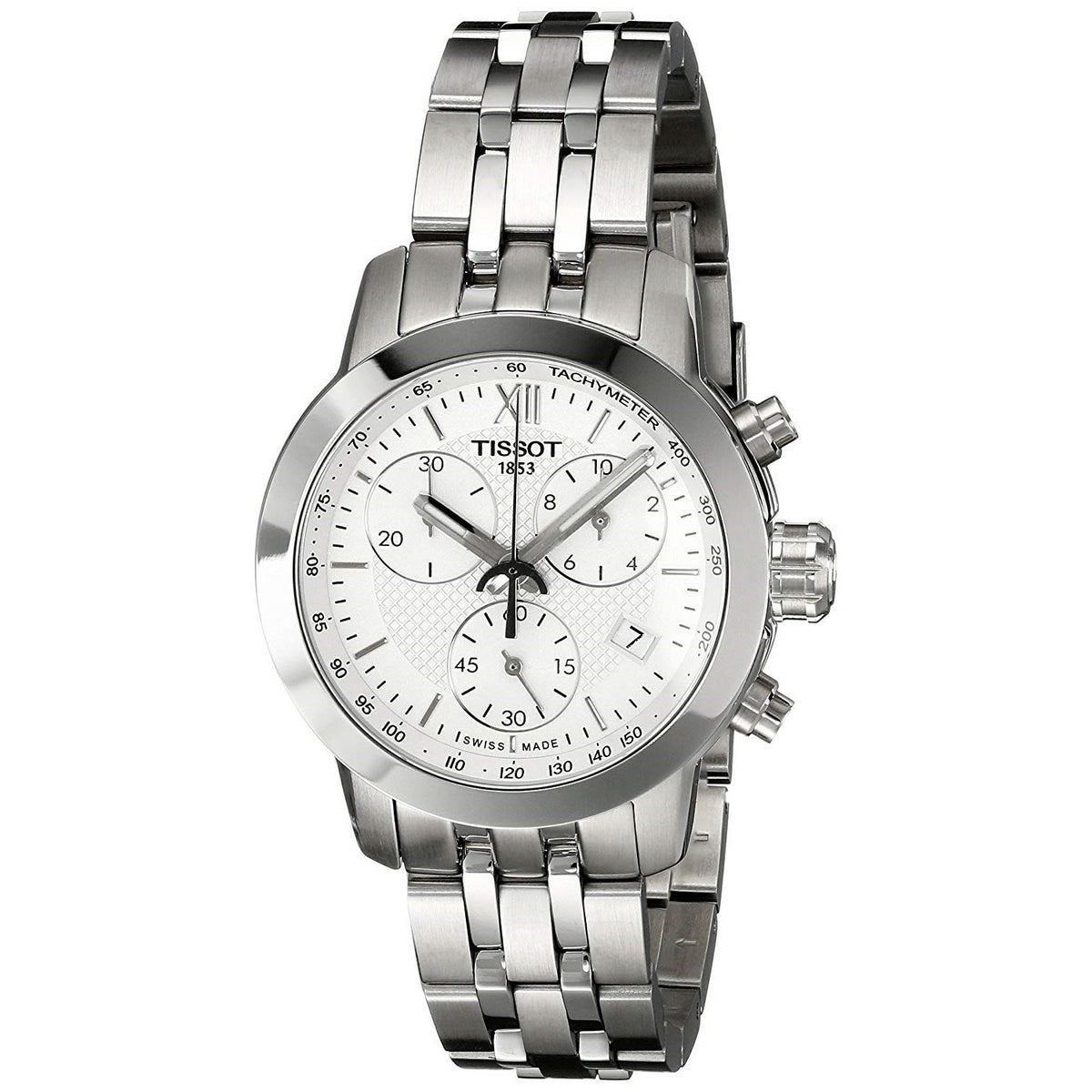 Tissot Women&#39;s T0552171101800 PRC 200 Chronograph Stainless Steel Watch
