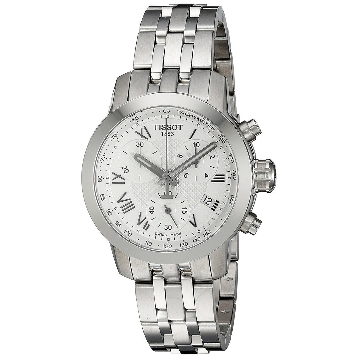 Tissot Women&#39;s T0552171103300 PRC 200 Chronograph Stainless Steel Watch