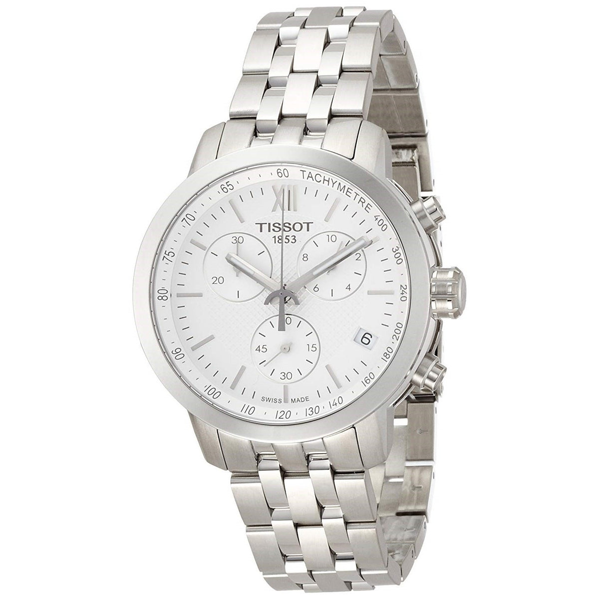 Tissot Men's T0554171101800 PRC200 Chronograph Stainless Steel Watch