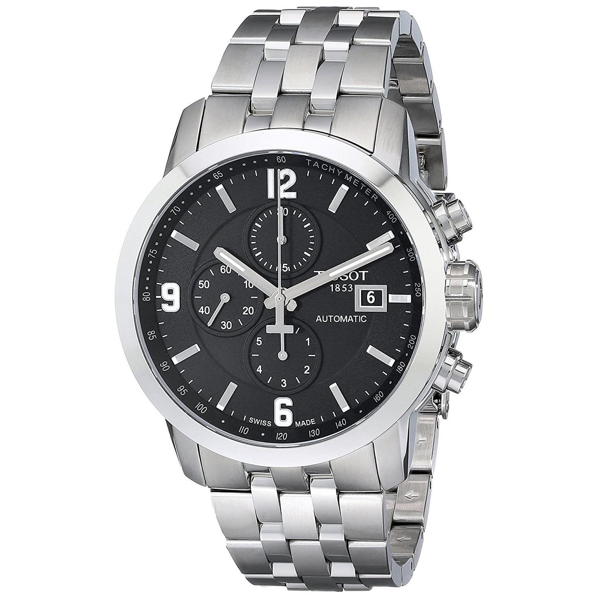 Tissot Men's T0554271105700 PRC 200 Chronograph Automatic Stainless Steel Watch
