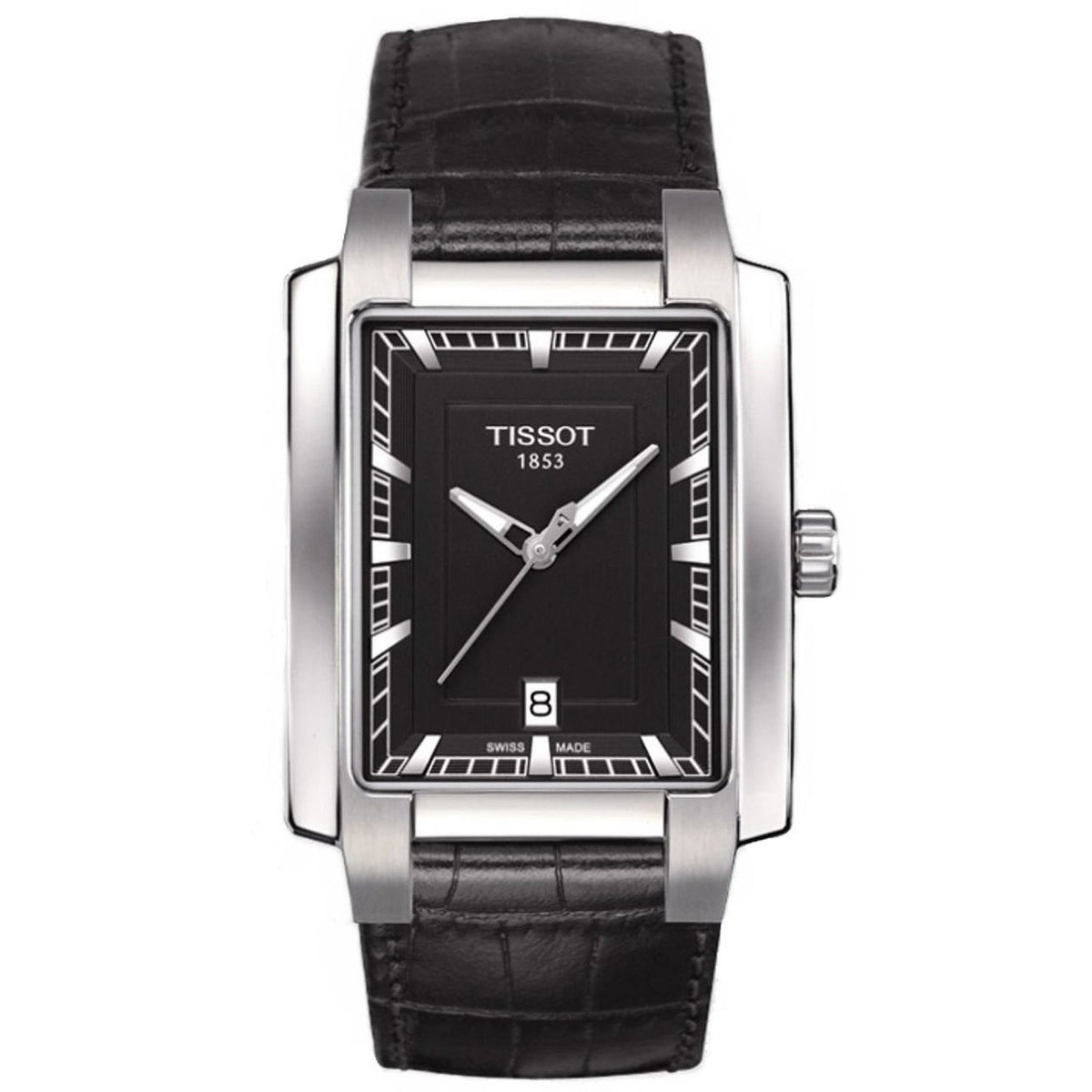 Tissot Women&#39;s T0613101605100 T-Trend TXL  Black Leather Watch