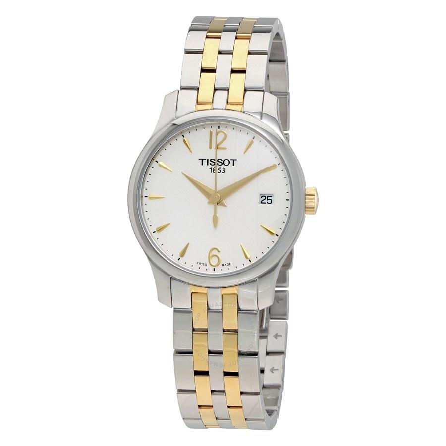 Tissot Women's T0632102203700 T-Classic Tradition Two-Tone Stainless Steel Watch