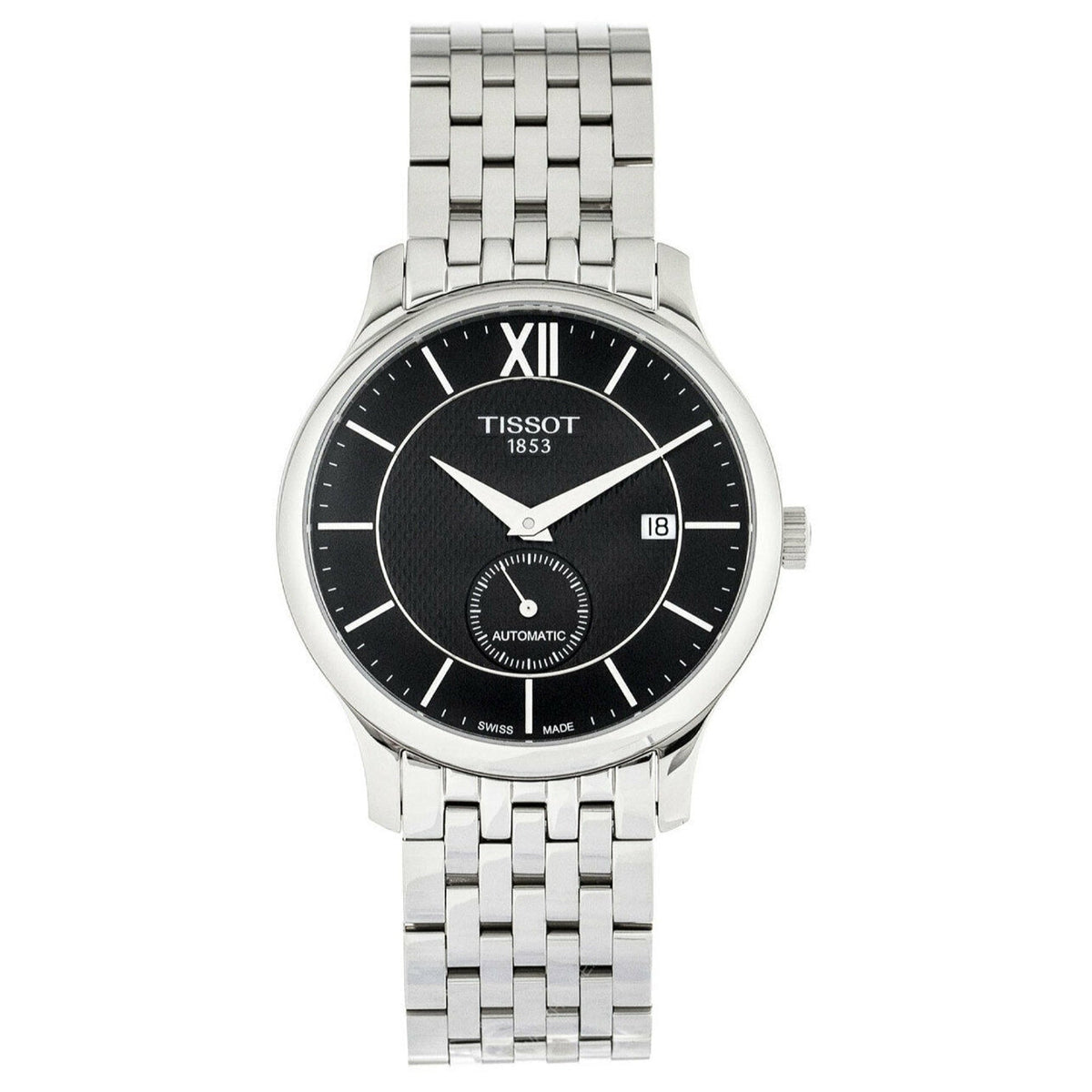 Tissot Men&#39;s T0634281105800 Tradition Automatic Stainless Steel Watch
