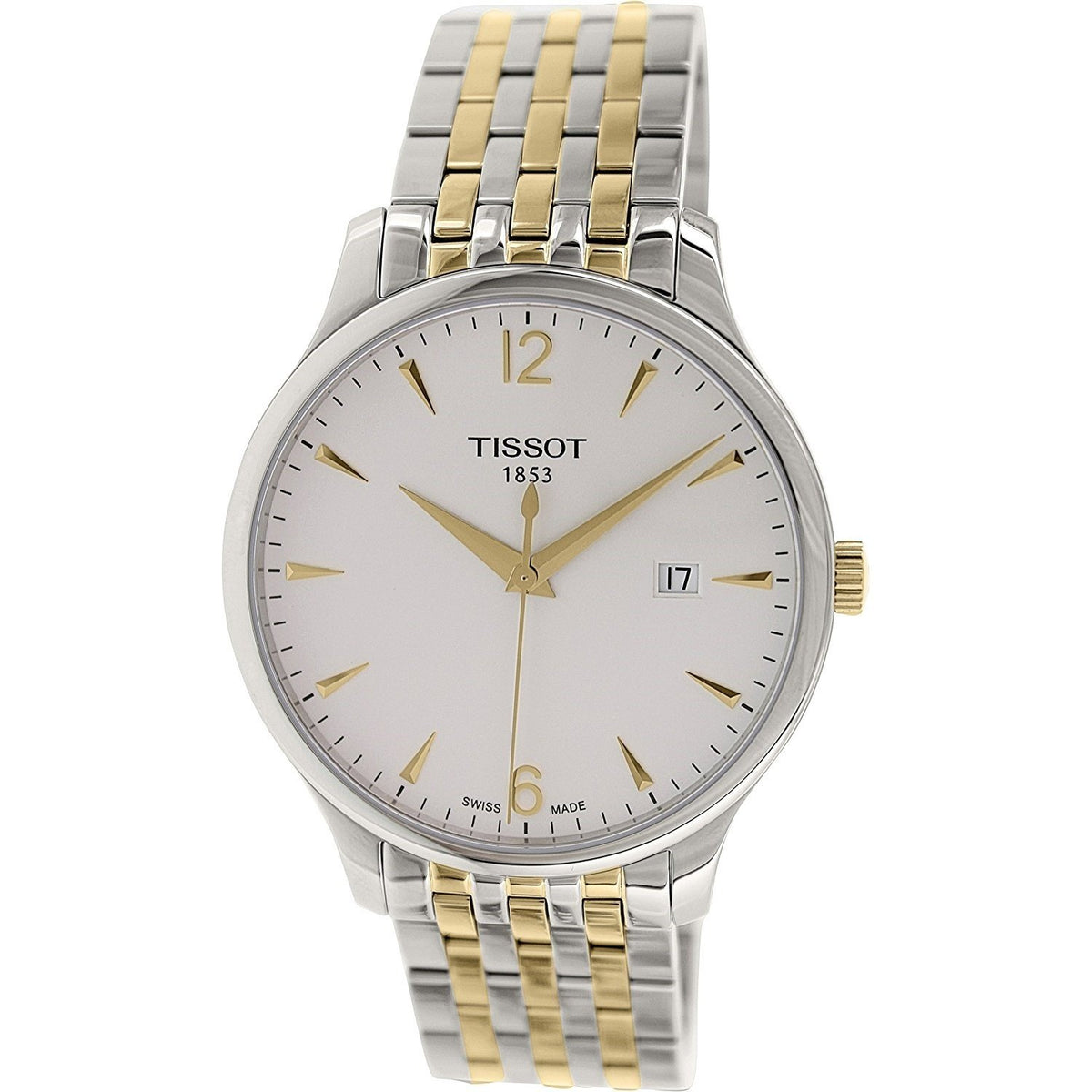 Tissot Men&#39;s T0636102203700 T-Classic Tradition Two-Tone Stainless Steel Watch