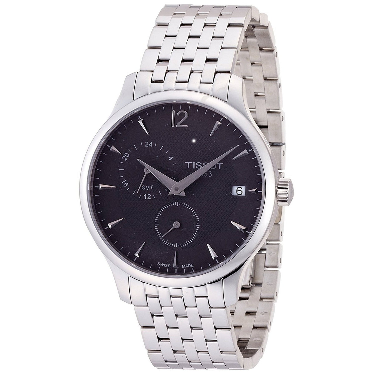 Tissot Men&#39;s T0636391106700 T-Classic Tradition Chronograph Stainless Steel Watch