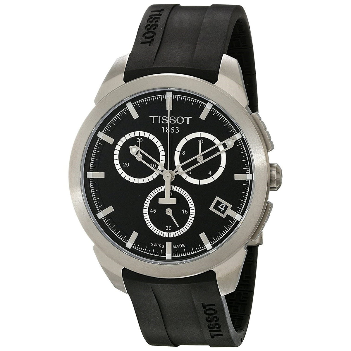 Tissot Men&#39;s T0694174705100 T-Sport Chronograph Black Rubber Watch