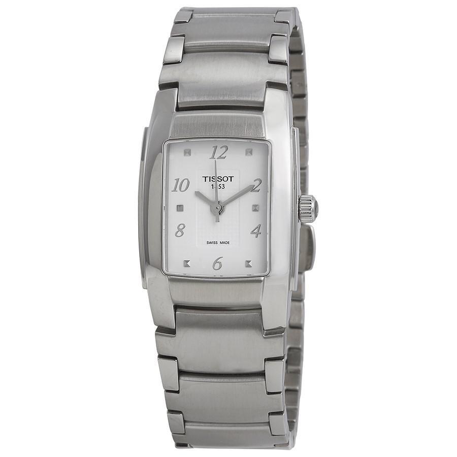 Tissot Women's T0733101101701 T-10 Stainless Steel Watch