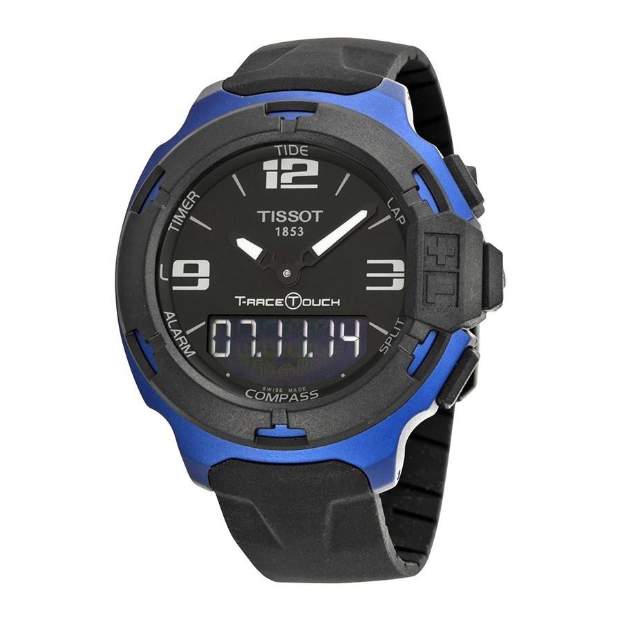 Tissot Men's T0814209705700 T-Race Black Rubber Watch