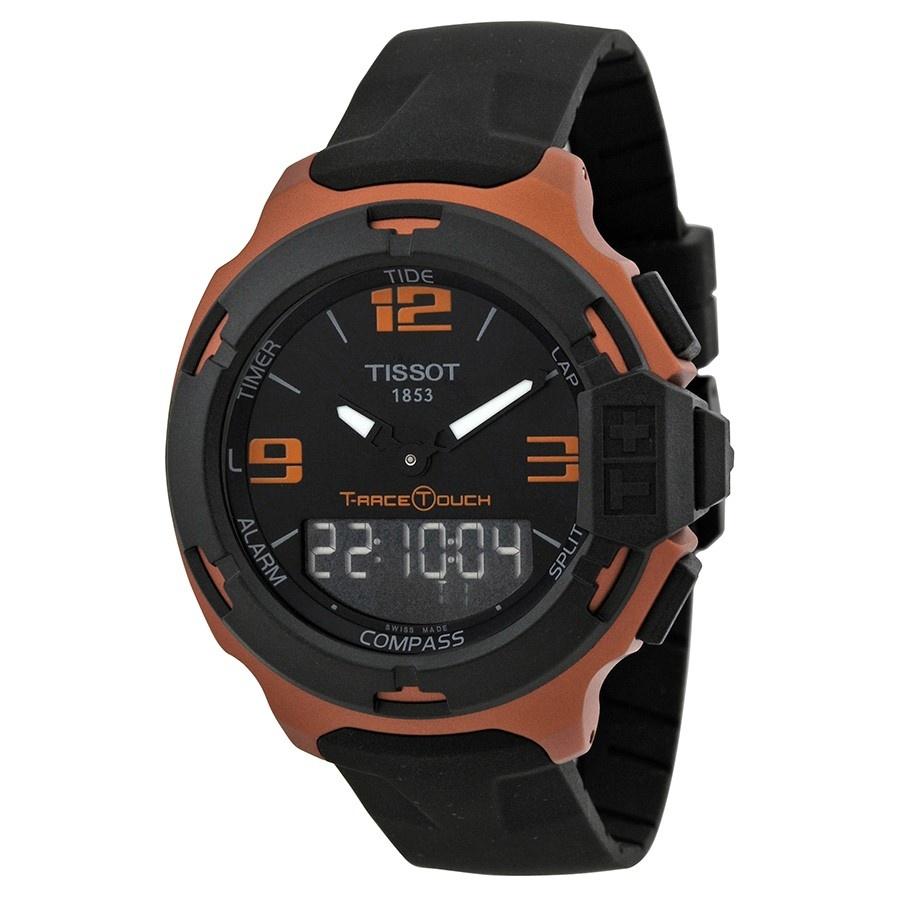 Tissot Men's T0814209705703 T-Race Black Rubber Watch