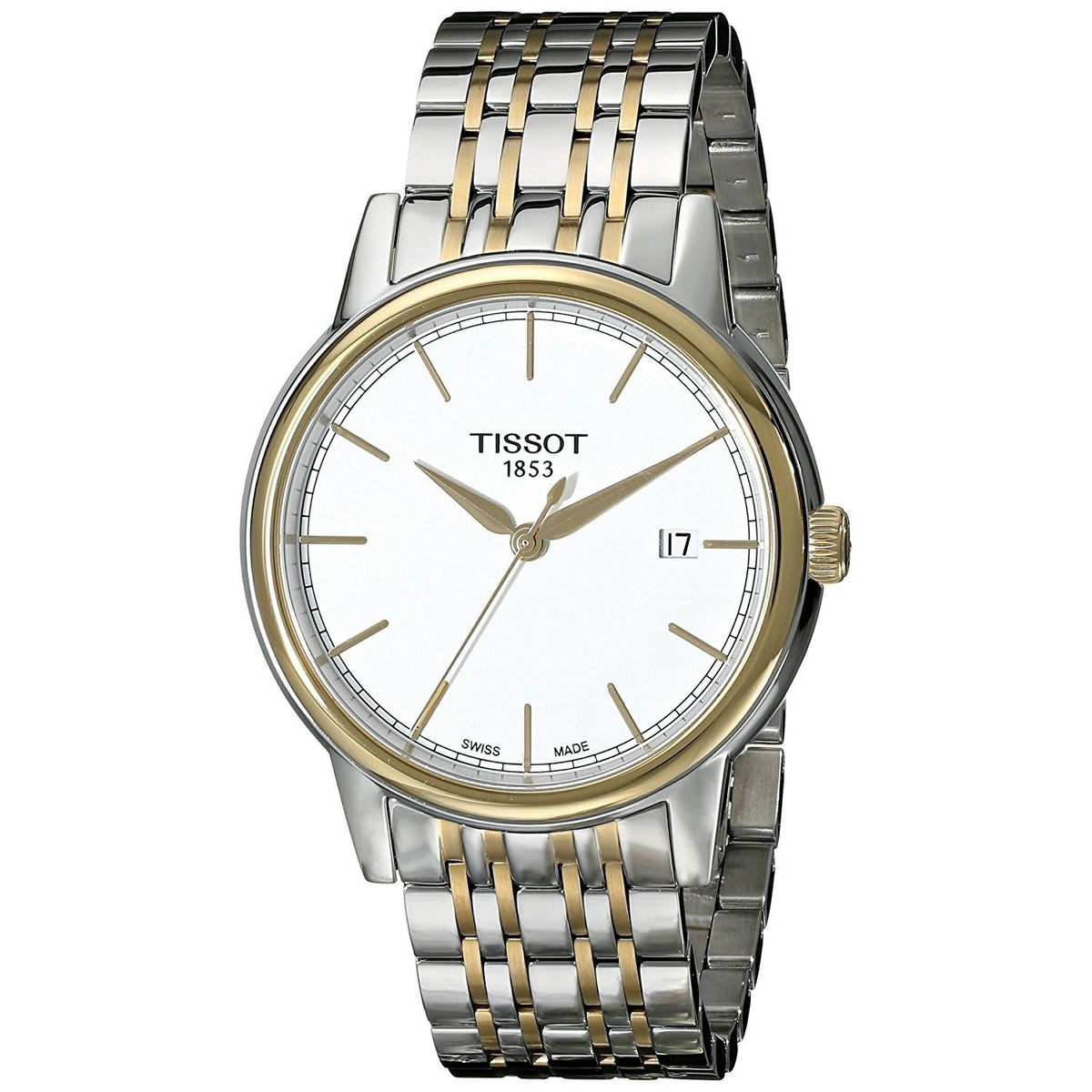 Tissot Men&#39;s T0854102201100 Carson Two-Tone Stainless Steel Watch