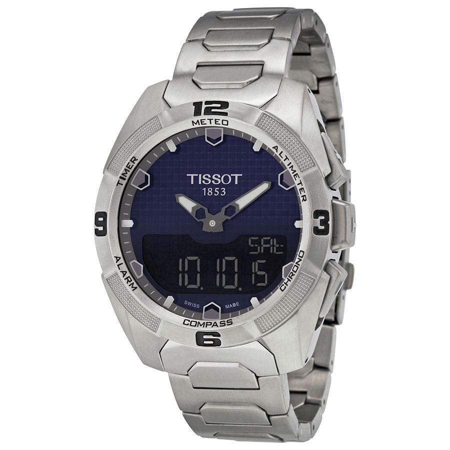 Tissot Men&#39;s T0914204404100 T-Touch Expert Analog-Digital Solar Titanium Watch