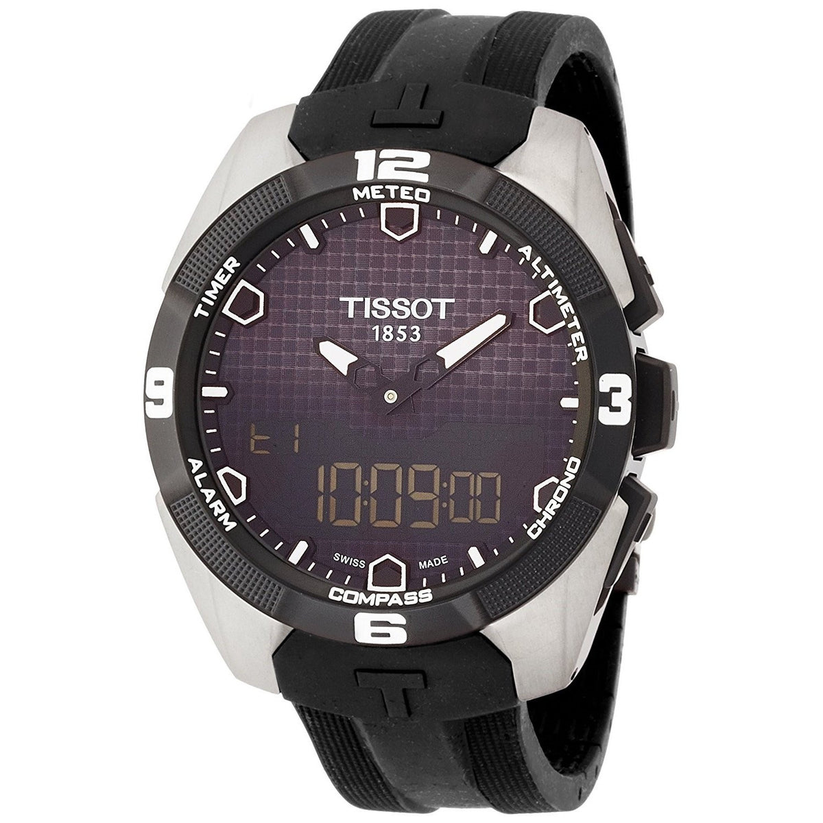 Tissot Men&#39;s T0914204705100 T-Touch Expert Black Rubber Watch